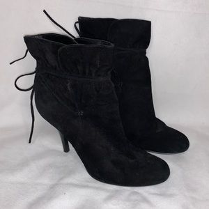 Calvin Klein Black Suede Bootie